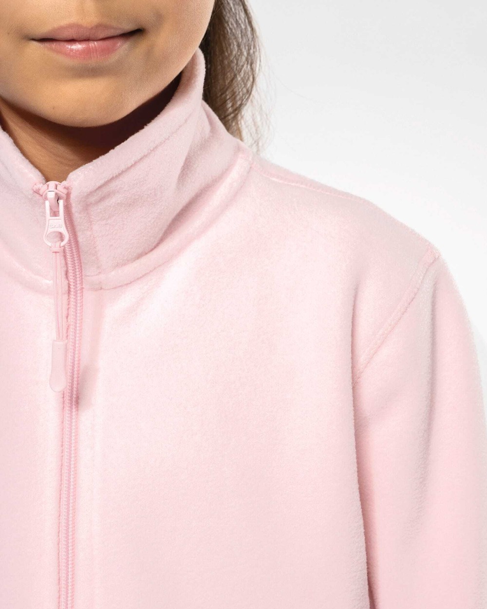 KARIBAN Mikrofleece-Jacke mit Reißverschluss für Kinder Polar Fleeces personalisierbar