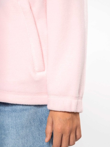 Laines polaires à personnaliser KARIBAN Veste micropolaire zippée enfant 