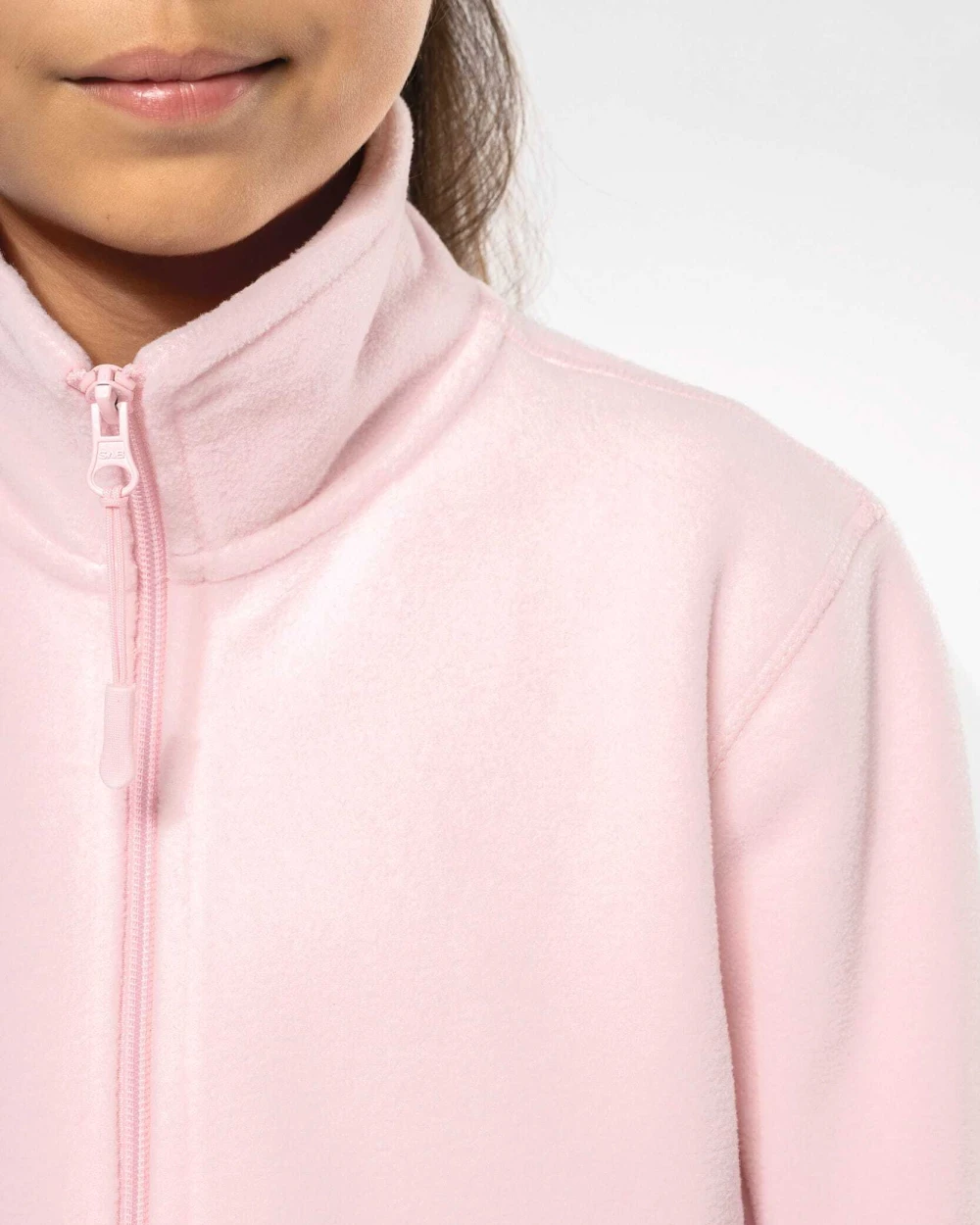 KARIBAN Mikrofleece-Jacke mit Reißverschluss für Kinder Polar Fleeces personalisierbar