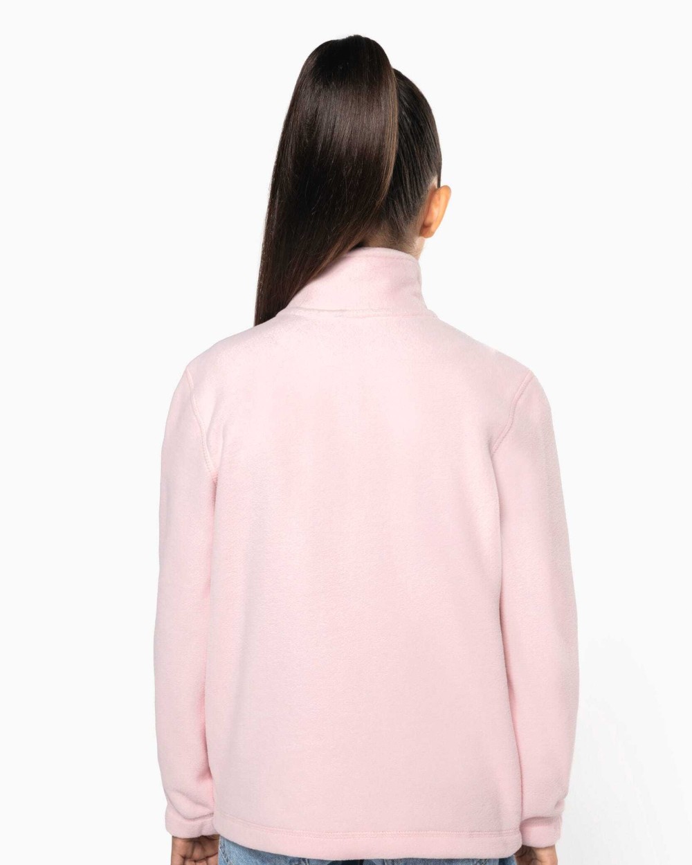 Laines polaires personnalisable KARIBAN Veste micropolaire zippée enfant
