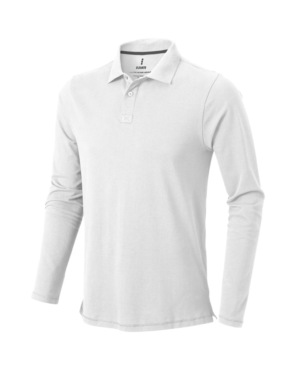 Polo's ELEVATE Oakville herenpolo met lange mouwen voor bedrukking &amp; borduring