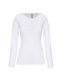 KARIBAN T-shirt col rond manches longues femme /api/colors/7a92cd2d-10d2-40b4-928b-296bb7487506 personnalisable
