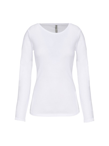 KARIBAN T-shirt col rond manches longues femme /api/colors/7a92cd2d-10d2-40b4-928b-296bb7487506 personnalisable