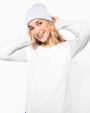 KARIBAN Damen Langarm-T-Shirt mit Rundhalsausschnitt T-Shirts personalisierbar