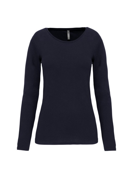 KARIBAN T-shirt col rond manches longues femme /api/colors/b68891a9-1d28-4f7a-8deb-775c45027afd personnalisable