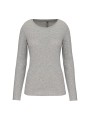 KARIBAN T-shirt col rond manches longues femme /api/colors/b32e3fc9-6c21-4435-b3bf-594ccdf083c3 personnalisable