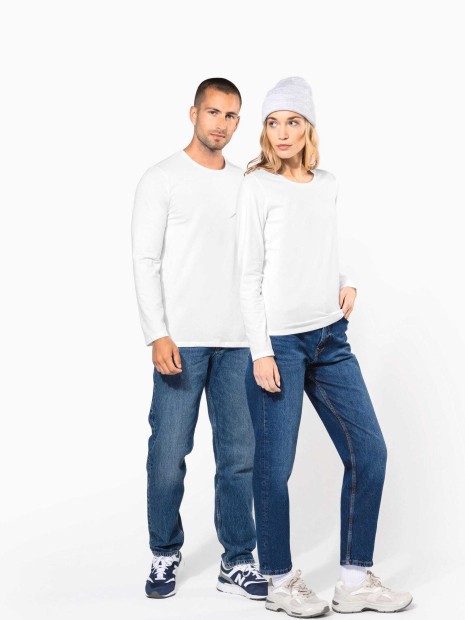 T-Shirts à personnaliser KARIBAN T-shirt col rond manches longues femme 