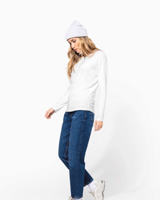 T-Shirts personnalisable Kariban T-shirt col rond manches longues femme
