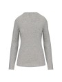 KARIBAN T-shirt col rond manches longues femme /api/colors/b32e3fc9-6c21-4435-b3bf-594ccdf083c3 personnalisable