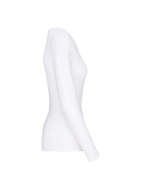 KARIBAN T-shirt col rond manches longues femme /api/colors/7a92cd2d-10d2-40b4-928b-296bb7487506 personnalisable