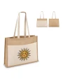 Tote bags 4DO Jute Tote bag OEKO-TEX® 45 x 12 x 35cm 320g/m² voor bedrukking &amp; borduring