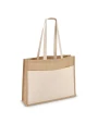 Tote bags 4DO Jute Tote bag OEKO-TEX® 45 x 12 x 35cm 320g/m² voor bedrukking &amp; borduring