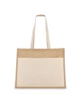 Tote bags 4DO Jute Tote bag OEKO-TEX® 45 x 12 x 35cm 320g/m² voor bedrukking &amp; borduring