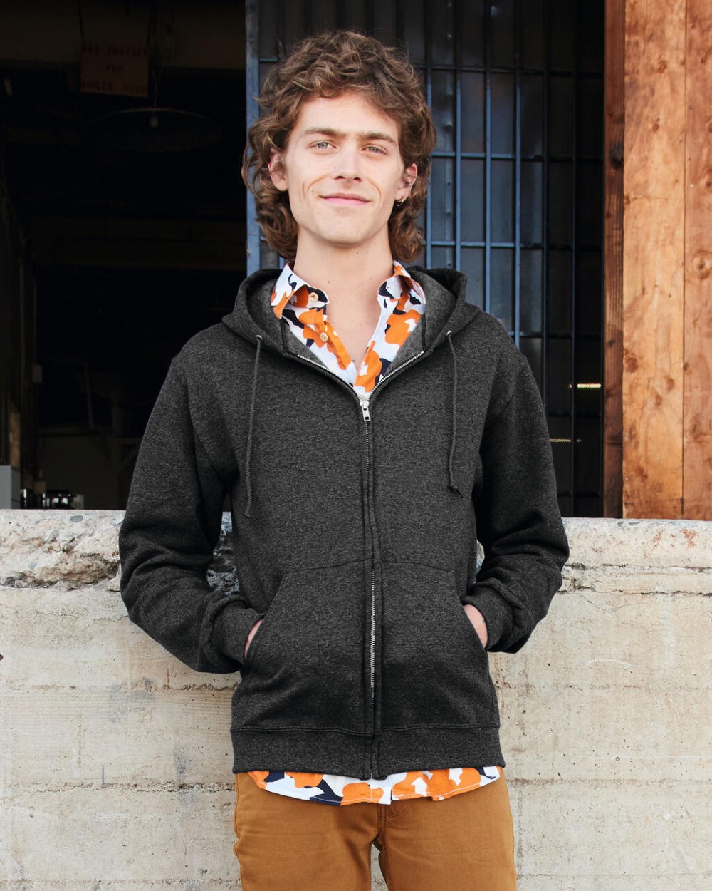 Sweat-shirts personnalisable JERZEES NuBlend Full-Zip Hooded Sweatshirt