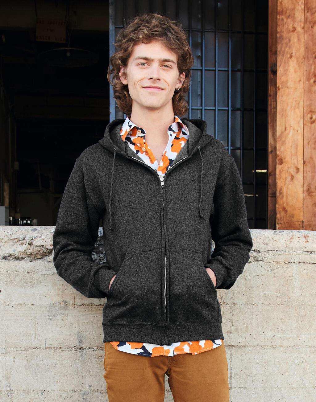 Sweaters & hoodies JERZEES NuBlend Full-Zip Hooded Sweatshirt voor bedrukking &amp; borduring