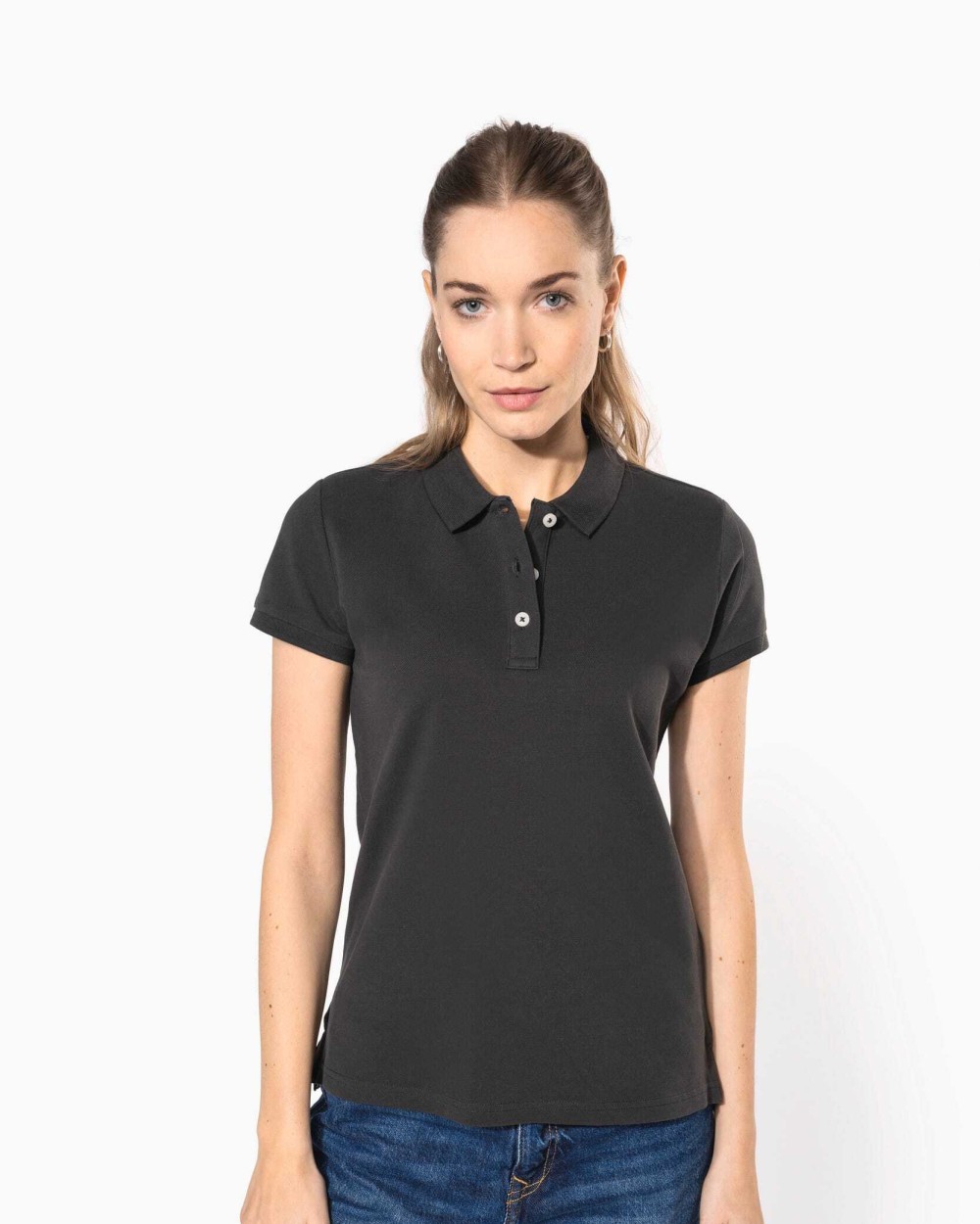 Polos personnalisable KARIBAN Polo vintage manches courtes femme
