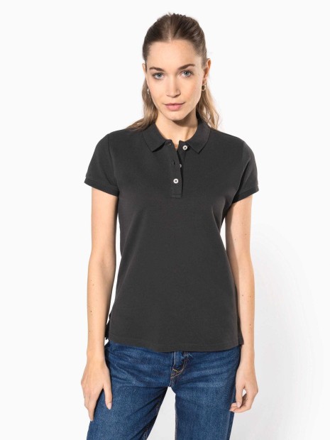 Polos à personnaliser KARIBAN Polo vintage manches courtes femme 