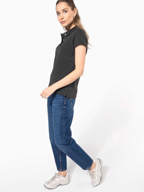 Polos à personnaliser KARIBAN Polo vintage manches courtes femme 