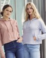 AWDIS GIRLIE CROPPED HOODIE Sweatshirts personalisierbar