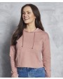 Sweat-shirts personnalisable AWDIS GIRLIE CROPPED HOODIE