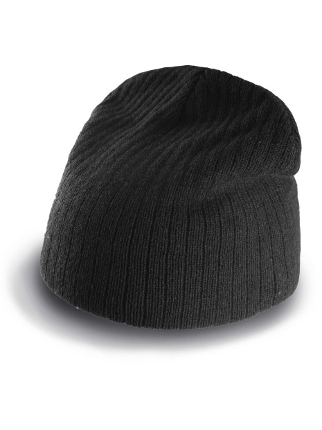 K-UP Bonnet tricot côtelé  personnalisable
