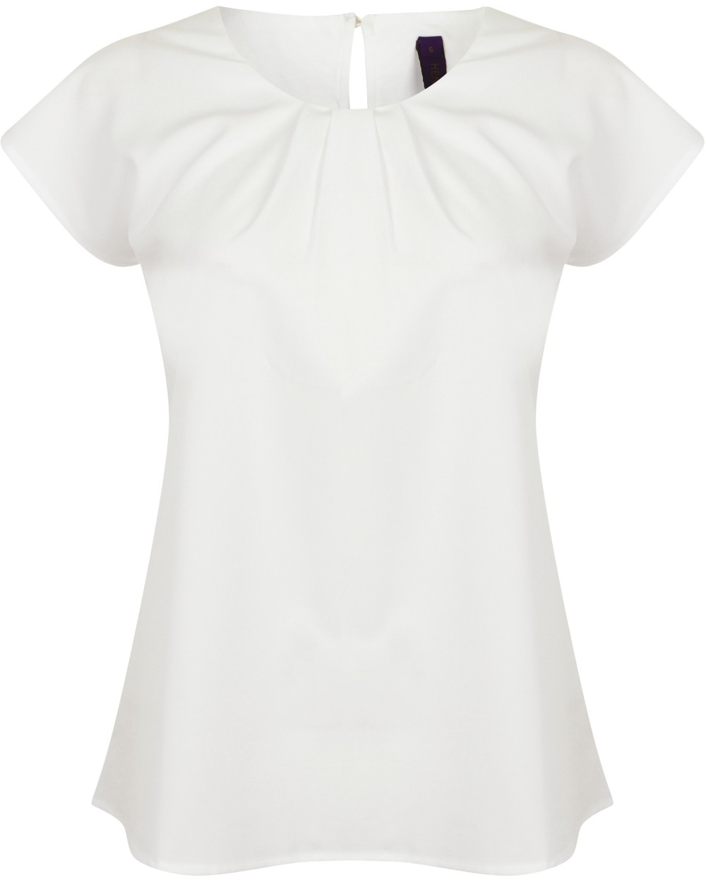 HENBURY Ladies' pleat front blouse T-Shirts personalisierbar