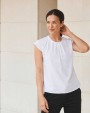 HENBURY Ladies' pleat front blouse T-Shirts personalisierbar