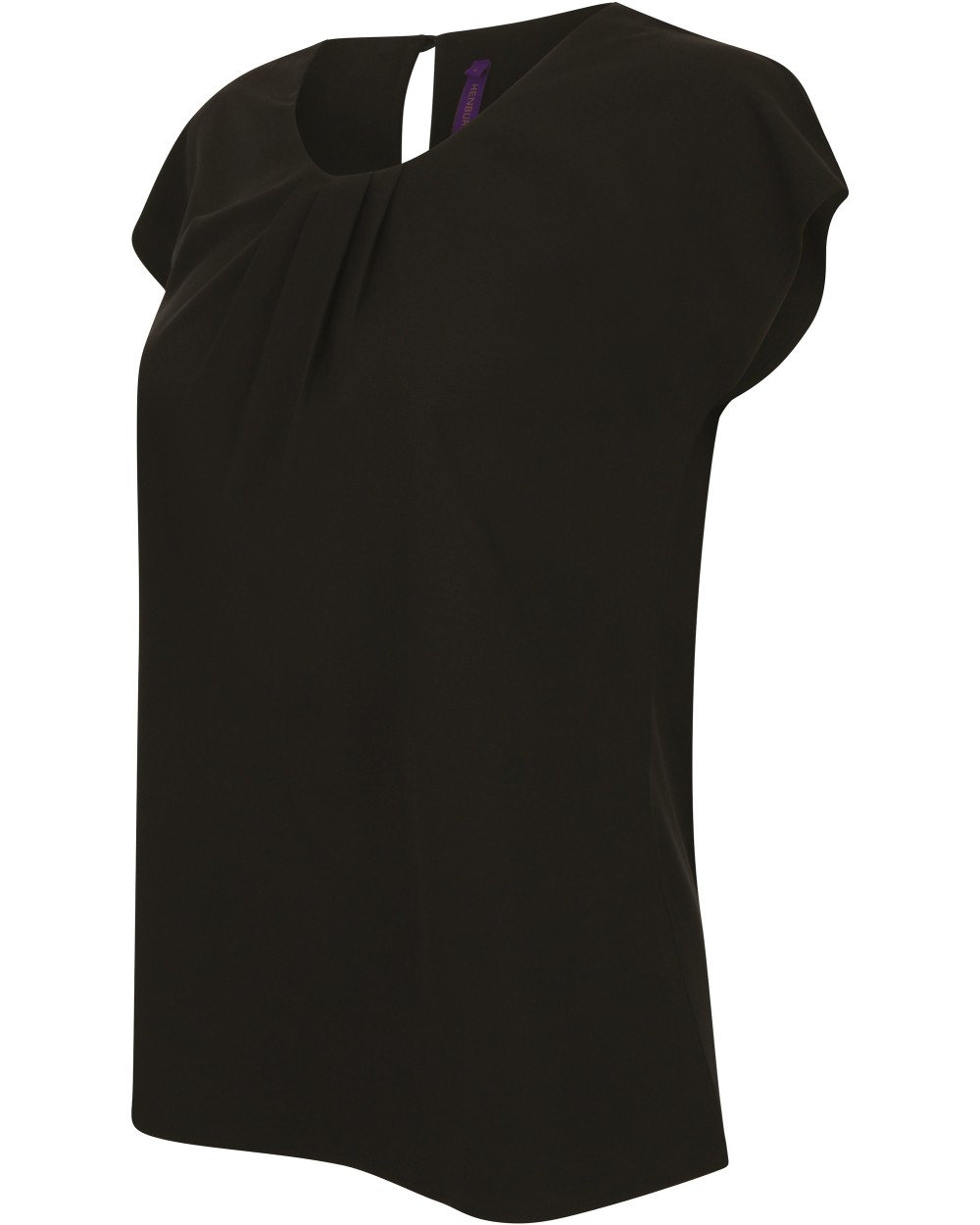 T-Shirts personnalisable HENBURY Top col plissé femme