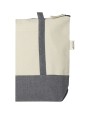Tote bags 4DO Repose draagtas met rits van 320 g/m² gerecycled katoen 10L voor bedrukking &amp; borduring