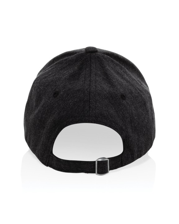 Petjes 4DO Milo AWARE™ recycled heather 6 paneel cap 200gr voor bedrukking &amp; borduring