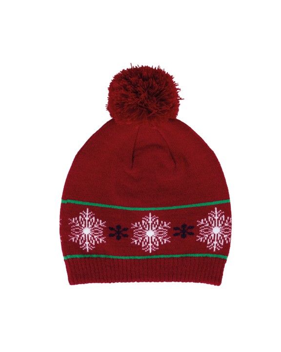 Mutsen K-UP Muts met kerstmotieven voor bedrukking &amp; borduring