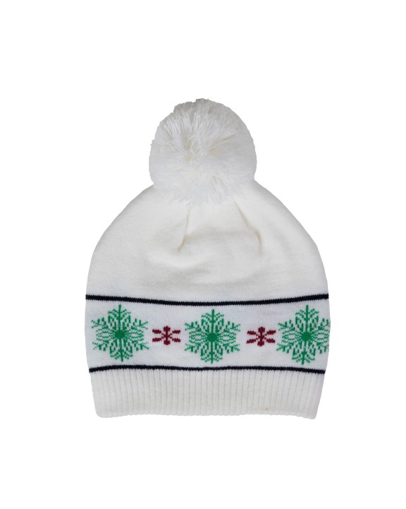 Mutsen K-UP Muts met kerstmotieven voor bedrukking &amp; borduring