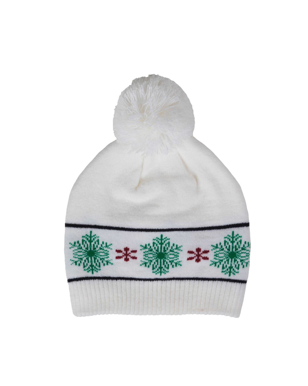 Mutsen K-UP Muts met kerstmotieven voor bedrukking &amp; borduring