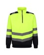 REGATTA Pro hi-vis 1/4 zip sweatshirt Sweatshirts personalisierbar