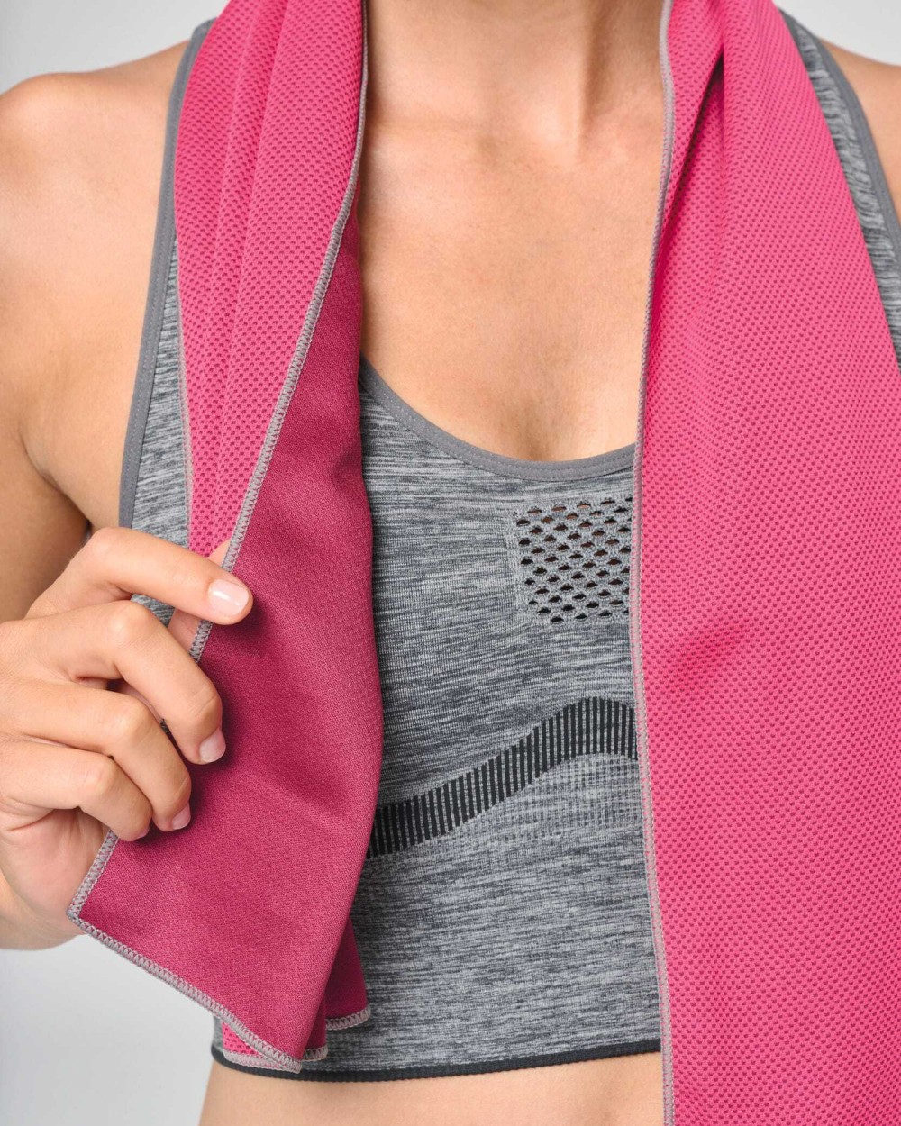 Produits éponges personnalisable PROACT Serviette sport rafraîchissante - 100 cm x 30 cm