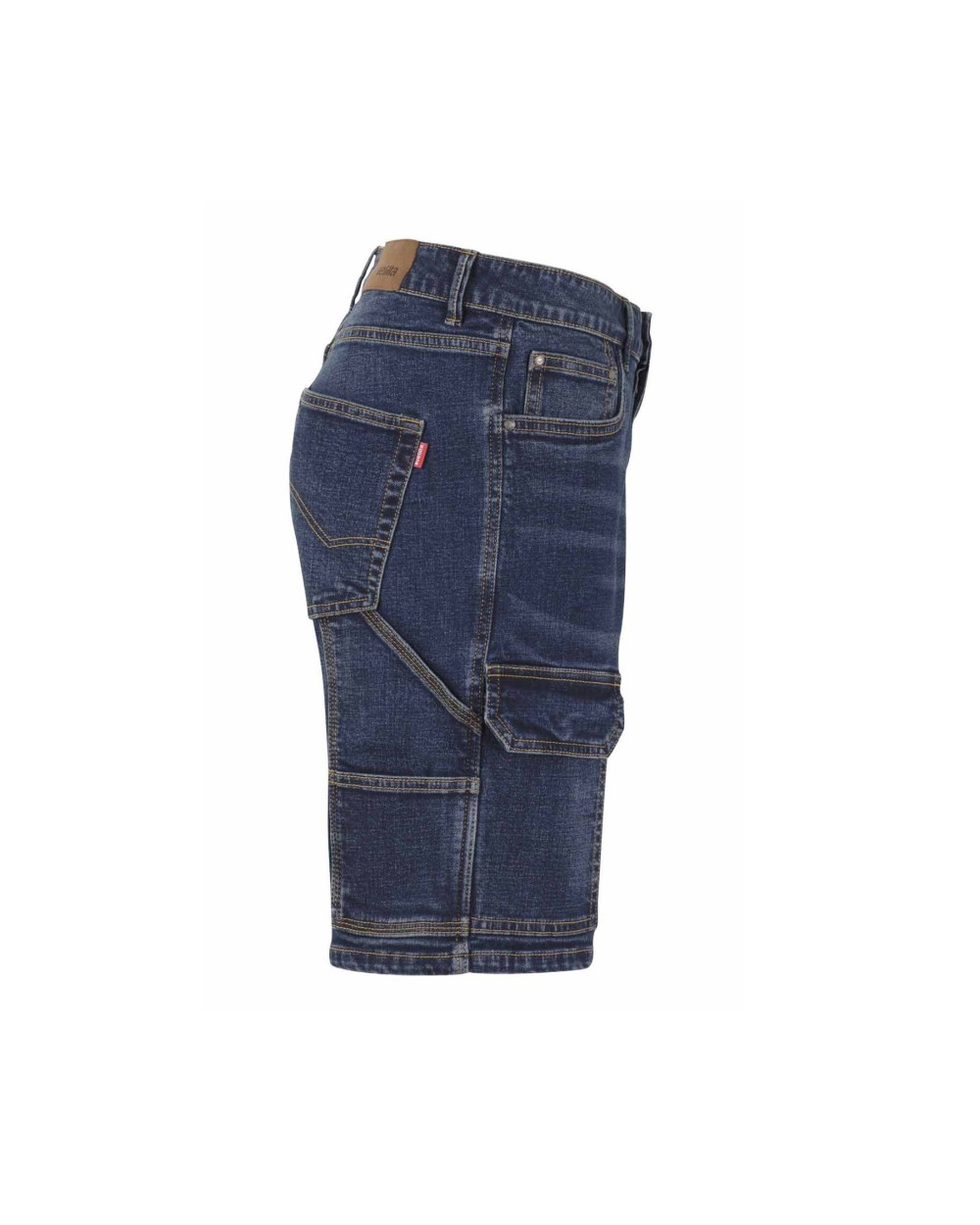 VELILLA MULTI-POCKET STRETCH DENIM BERMUDA SHORTS Bermudas & Shorts personalisierbar