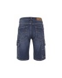 VELILLA MULTI-POCKET STRETCH DENIM BERMUDA SHORTS Bermudas & Shorts personalisierbar