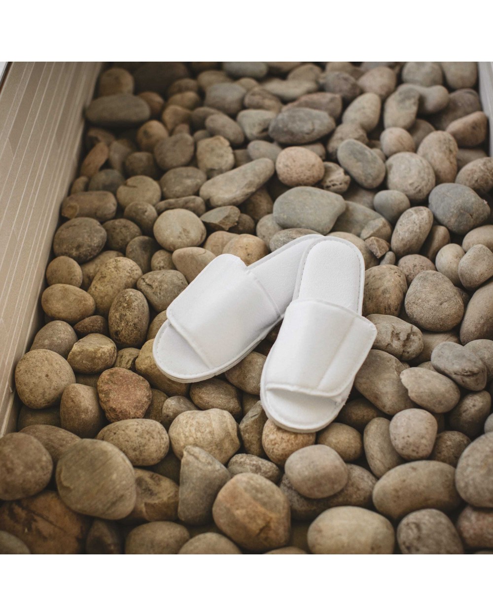 TOWEL-CITY Open Toe Slippers Zubehör personalisierbar