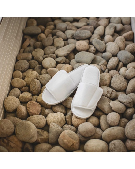TOWEL-CITY Open Toe Slippers Zubehör personalisierbar