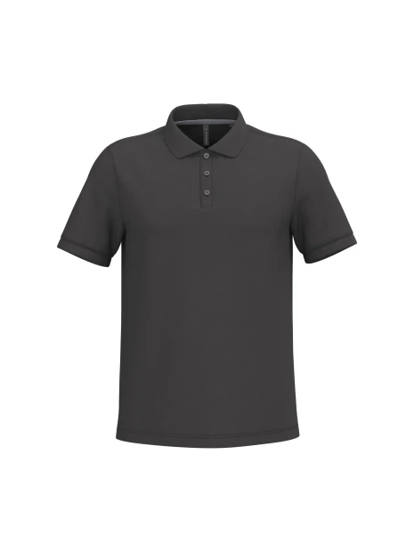 KARIBAN Polo piqué manches courtes homme /api/colors/3664e9be-231a-44a8-bacd-707b001b474c personnalisable