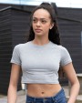 T-shirts AWDIS WOMEN'S TRI-BLEND CROPPED T voor bedrukking &amp; borduring