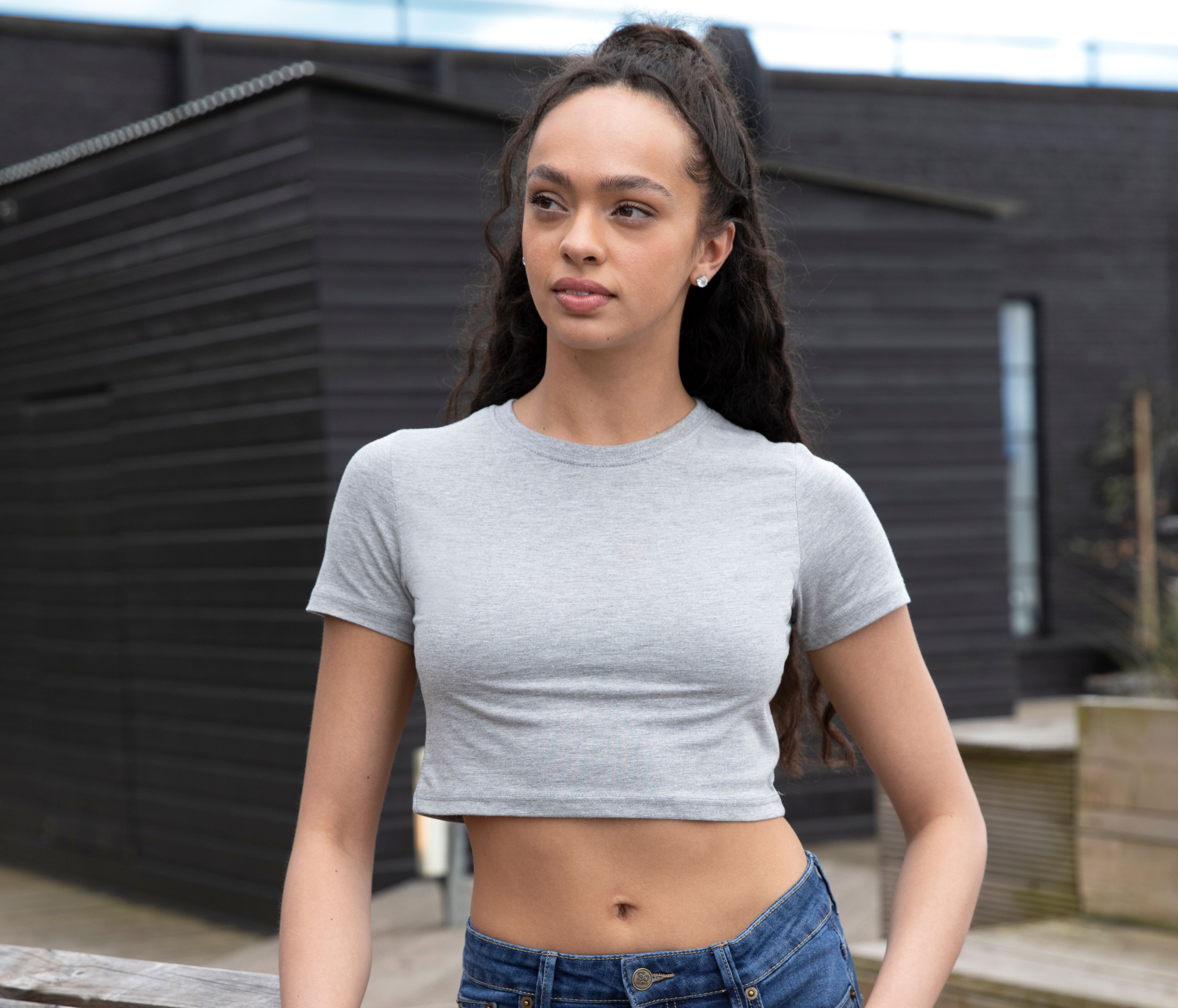 T-Shirts personnalisable AWDIS WOMEN' S TRI-BLEND CROPPED T