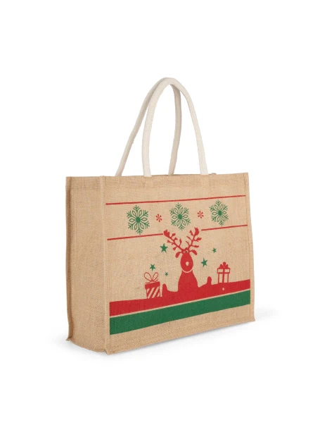 KIMOOD Sac shopping avec motifs de Noël /api/colors/5de908ca-601b-472e-a859-ffe4235b636a personnalisable