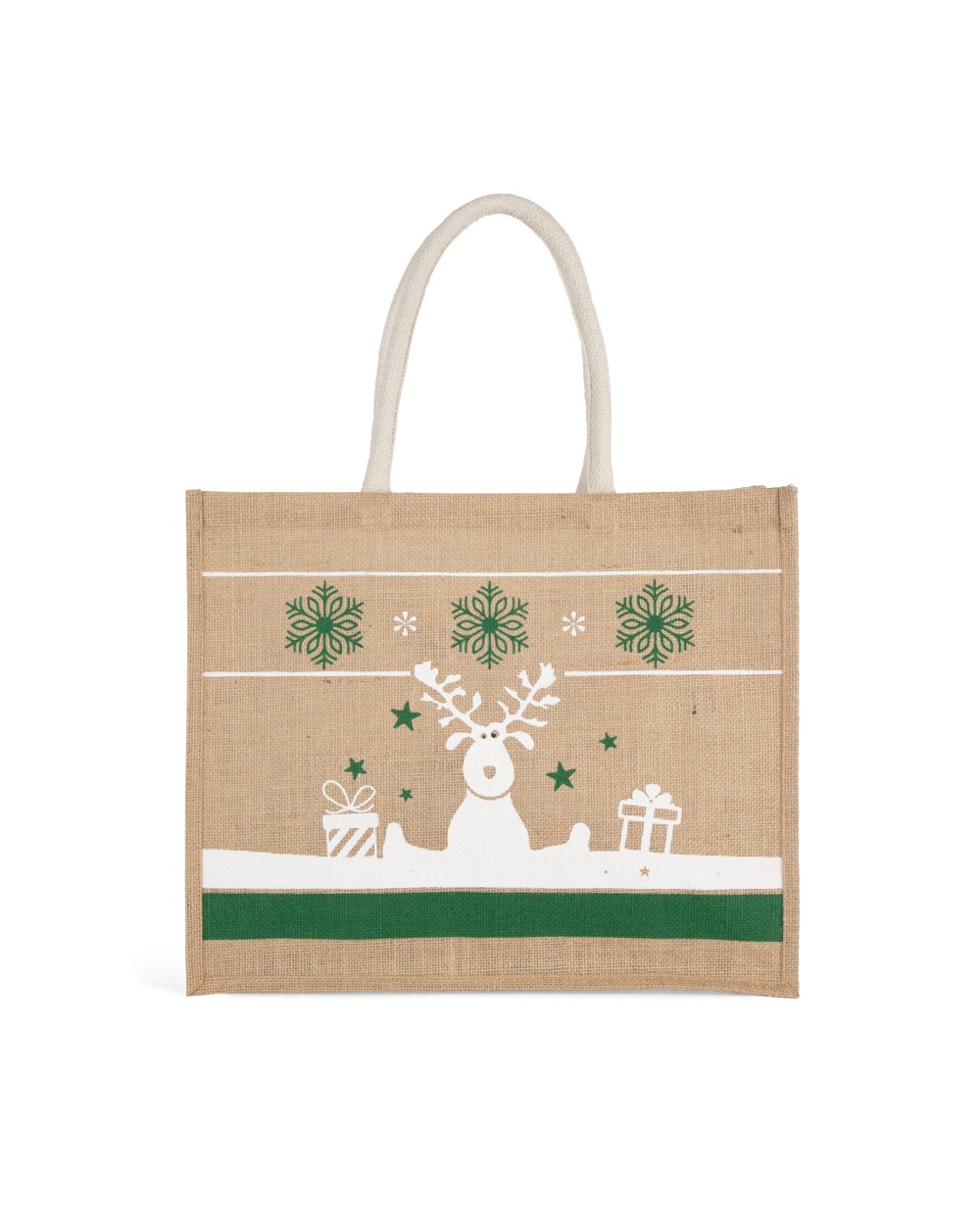 Tote bags KIMOOD Shopper met kerstmotieven voor bedrukking &amp; borduring