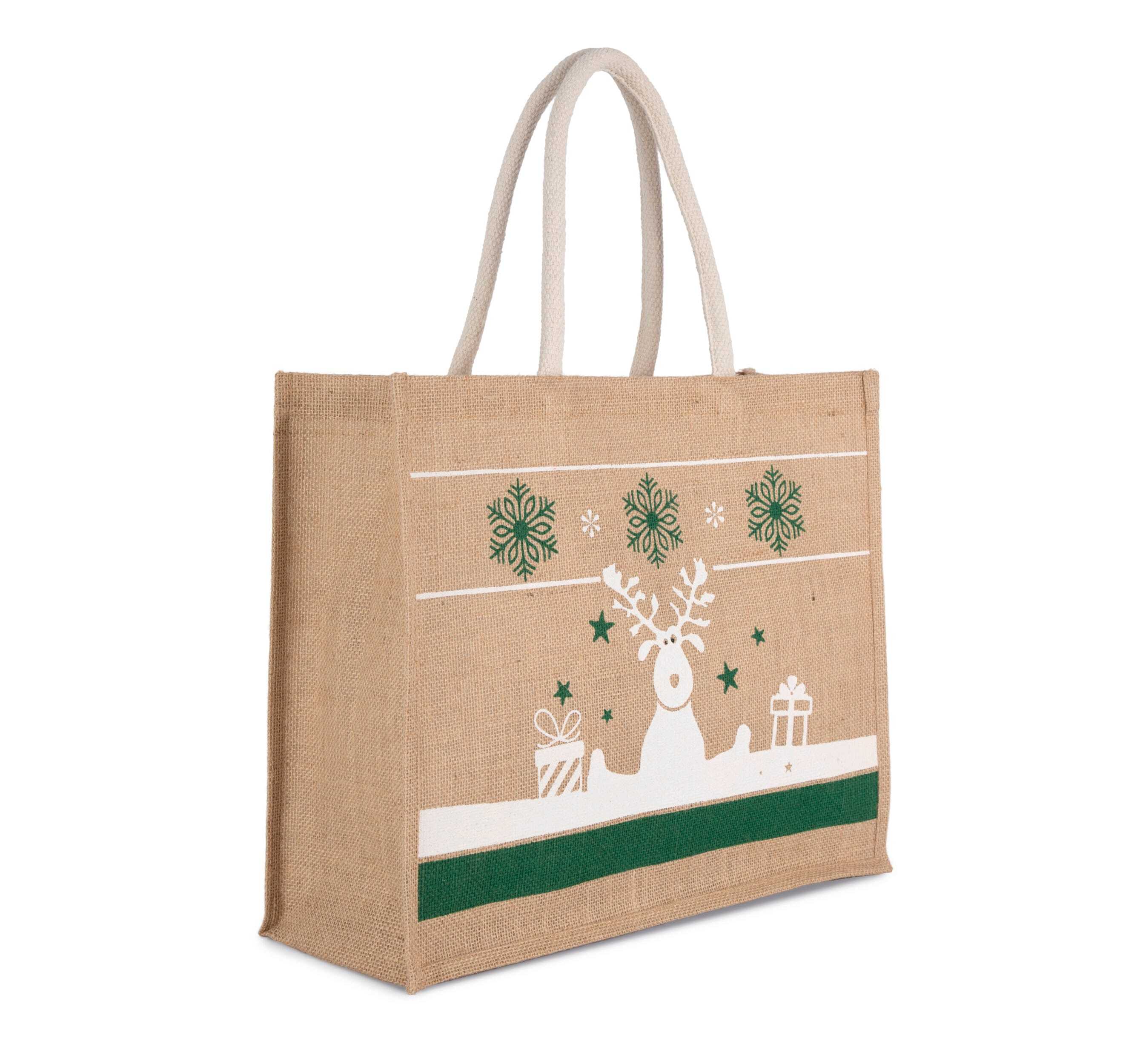 Tote bags personnalisable KIMOOD Sac shopping avec motifs de Noël