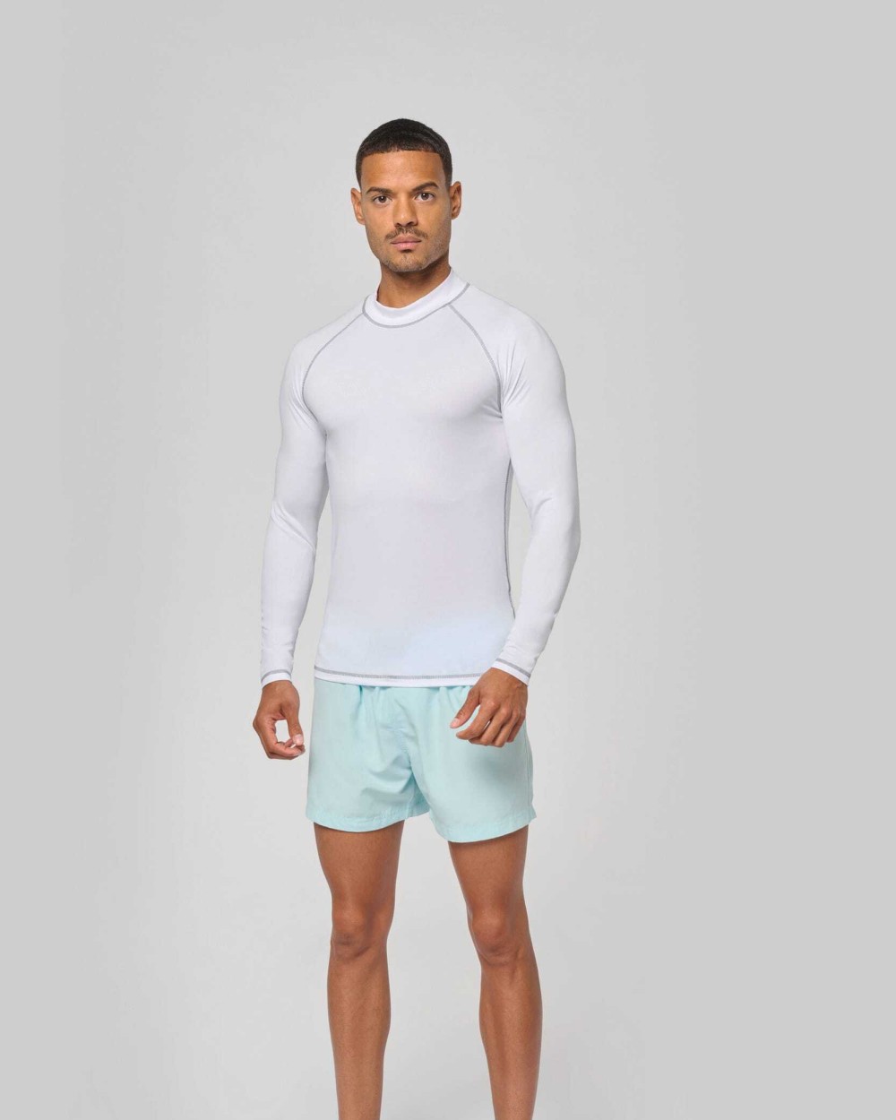 T-shirts PROACT Functioneel heren-t-shirt met lange mouwen en anti-UV-bescherming voor bedrukking &amp; borduring