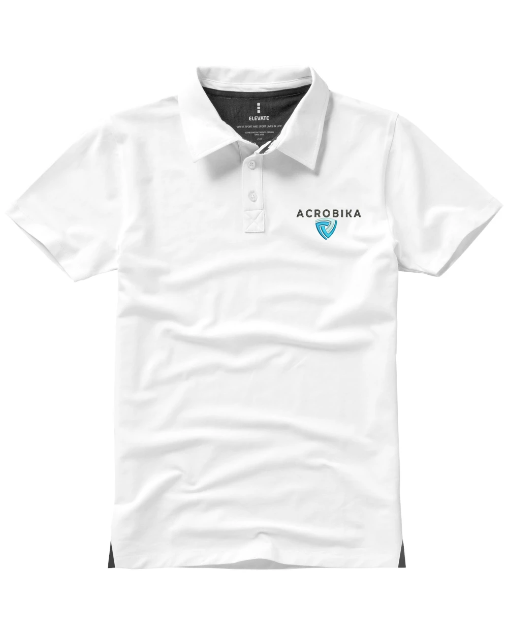 Polo's ELEVATE Markham stretch herenpolo met korte mouwen voor bedrukking &amp; borduring