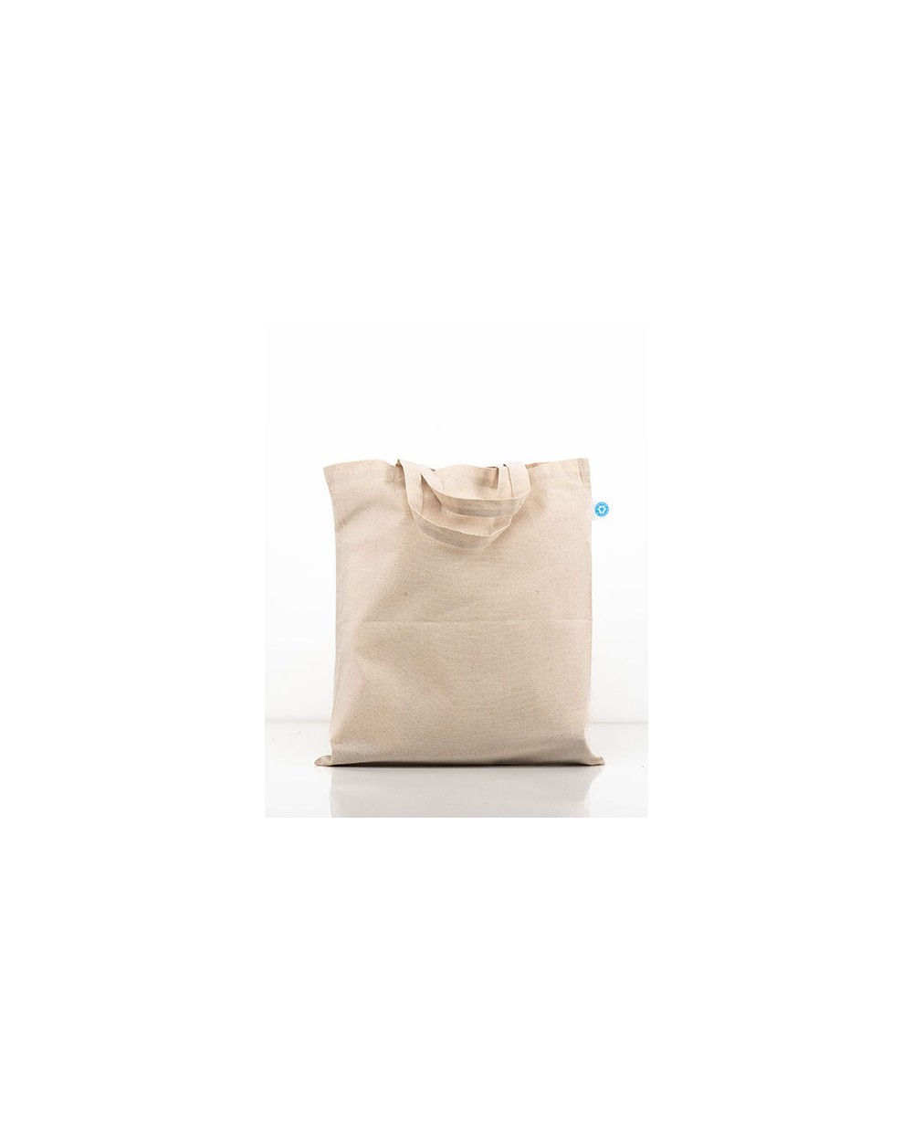 Tassen & Zakken PRINTWEAR Recycled Cotton Bag Short Handles voor bedrukking &amp; borduring