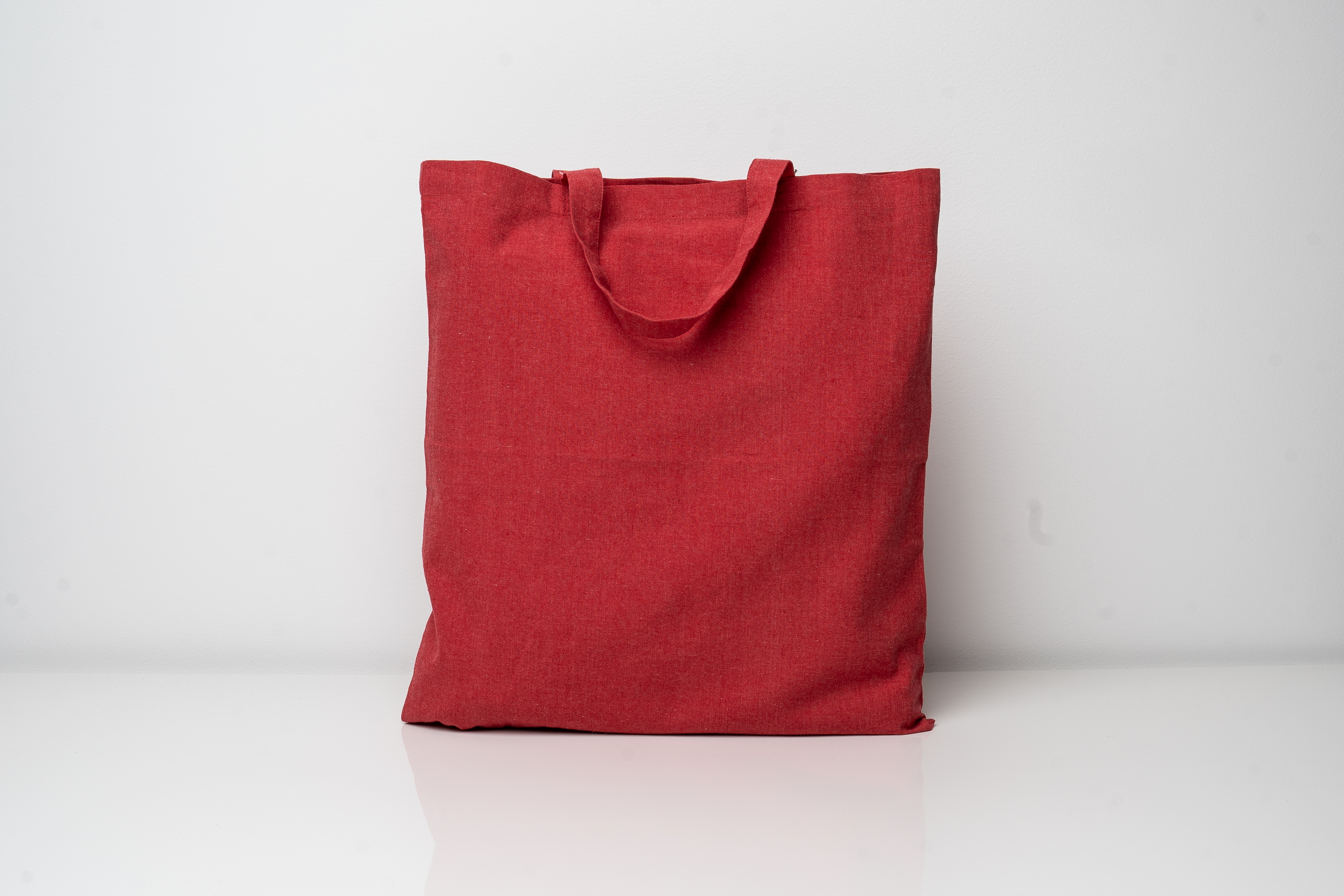 Tassen & Zakken PRINTWEAR Recycled Cotton Bag Short Handles voor bedrukking &amp; borduring