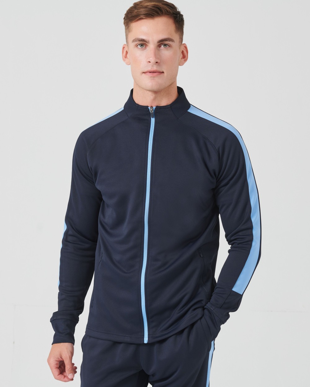 Jassen FINDEN-HALES ADULT'S KNITTED TRACKSUIT TOP voor bedrukking &amp; borduring